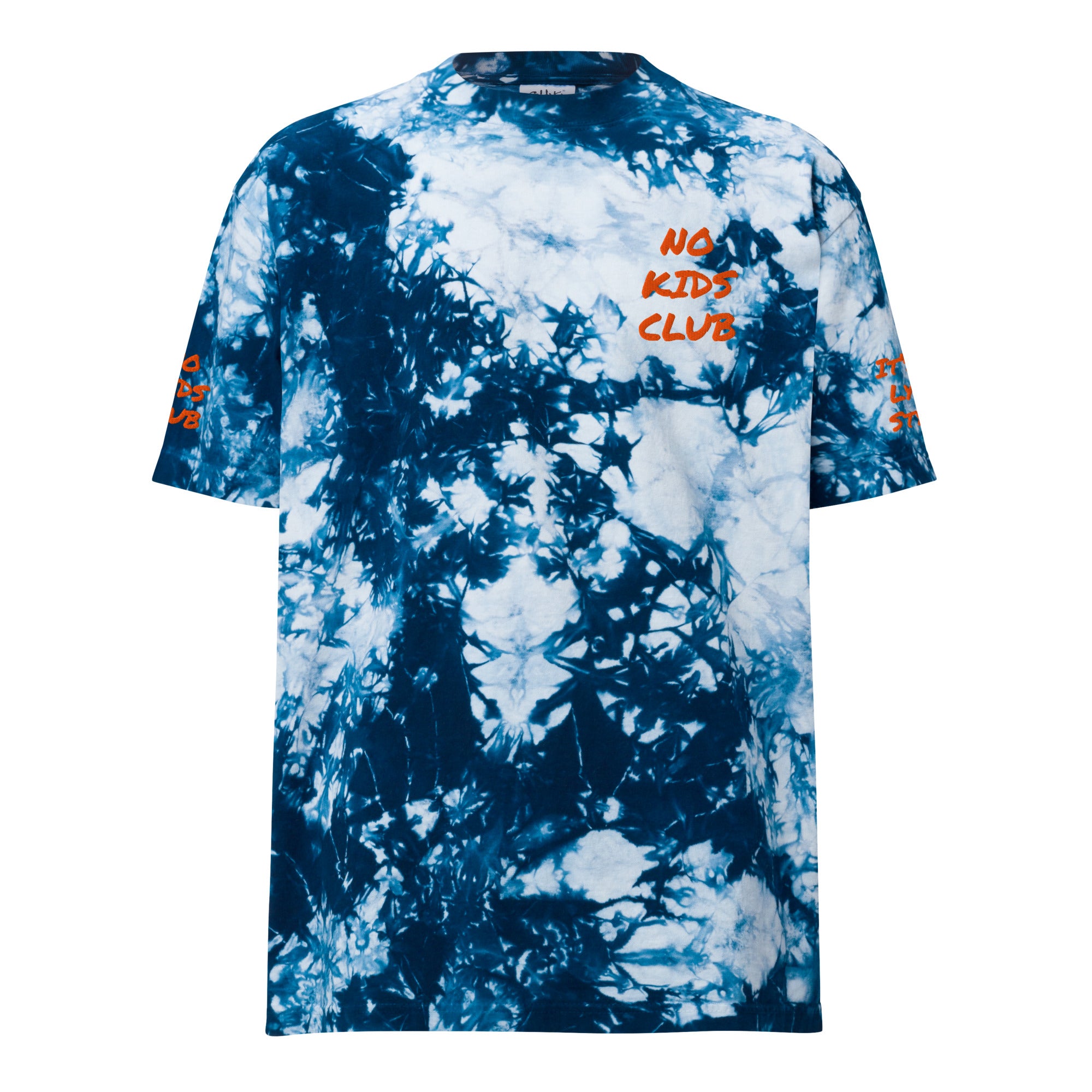 NoKidsClub Oversized tie-dye shirt – No Kids Club